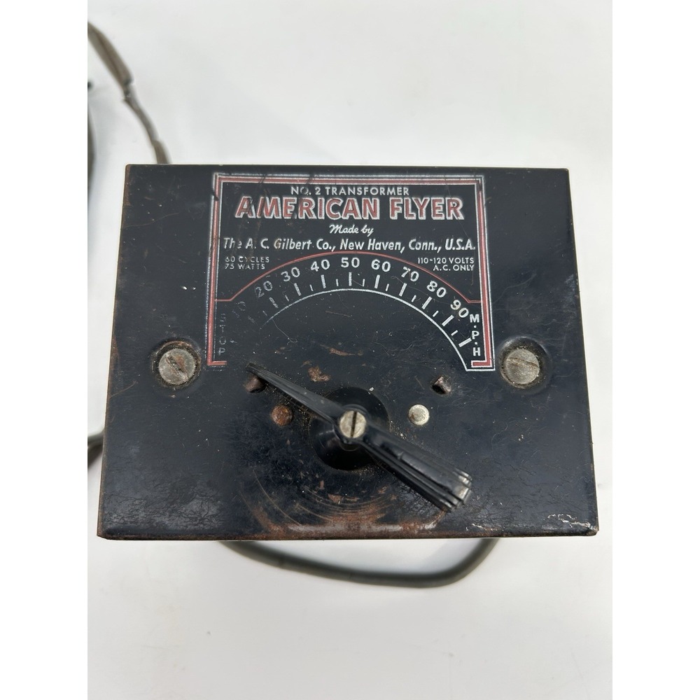 American Flyer No. 2 Transformer Vintage 110-120 Volt 75 Watt Model Train
